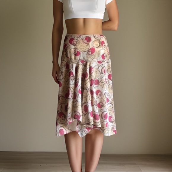 Liz Claiborne ~ Handkerchief Skirt - Silk & Cotton - Picture 12 of 12